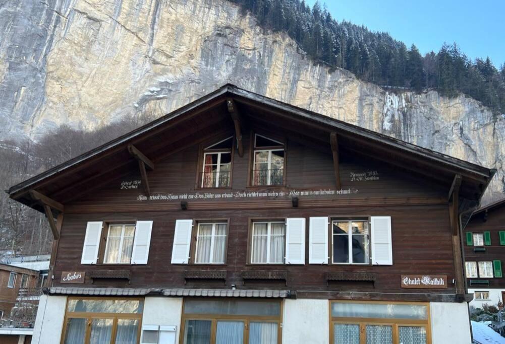 Chalet Maithili Lauterbrunnen -152-Year-Old Majestic Chalet Eksteriør billede