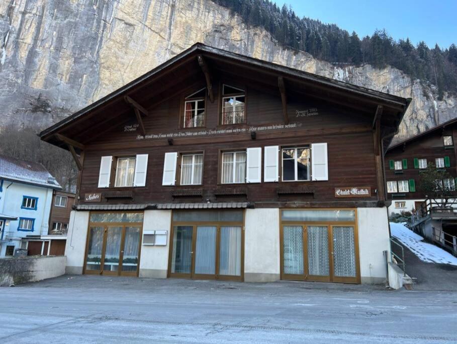 Chalet Maithili Lauterbrunnen -152-Year-Old Majestic Chalet Eksteriør billede
